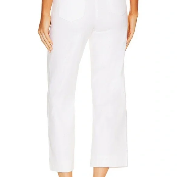 NWOT SPANX Stretch Twill Cropped Wide Leg Pants - Picture 2 of 9